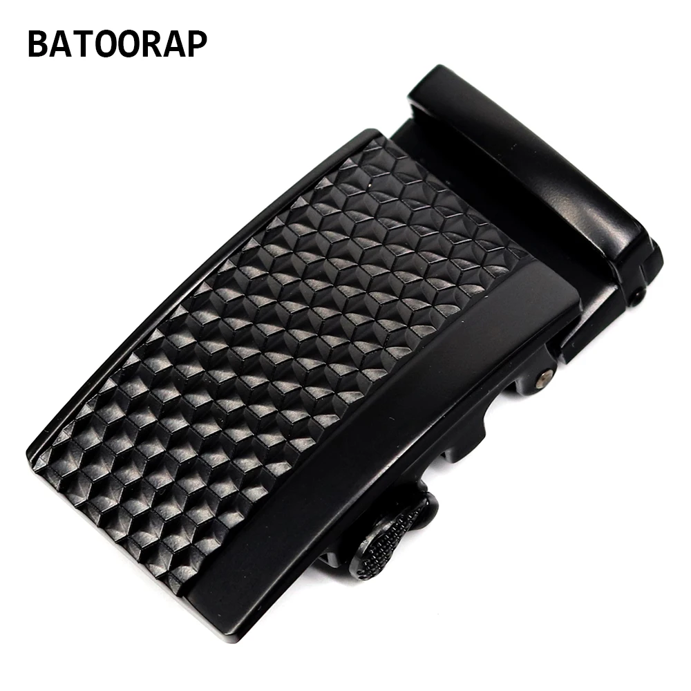Durable Brand Belt Bucke Automatic Casual Black Strap Buckle Metal Fits In 3.5 CM Ratchet Belts Fashion Alloy Buckles