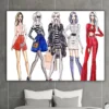 Fashion magazine woman poster printing, modern art canvas poster decoration art wall unique gift - Image 3