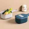 youpin Jordan&Judy Multi-functional Vegetable Cutter Manual Slicer Potato Grater Carrots With Food Storage Box For smart Kitchen - Image 4