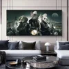 Abstract Smoking Glasses Music Hip Hop Monkey Canvas Painting Large Poster and Prints Wall Art Picture Home Cuadros Decor - Image 5