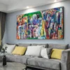 Abstract City Oil Painting Posters and Prints Manhattan Panorama Wall Decor Pictures for Living Room Home Decor - Image 3