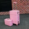 Travel Suitcase Case White Red Pink 20"Carry-on Suitcase Bag on Wheels26"Large Travel Suitcases with Wheels - Image 2