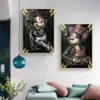 Bad Mickey And Minnie Funny Posters Tattoo Mouse Canvas Art Mafia Gangs Animal Wall Decor Prints Painting For Living Room - Image 3