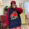 2024 New Spring Hooded Sweater Women's Casual Slimming Fashion Hoodie Korean Version Versatile Blouse Hip Hop Streetwear Tops - Image 5