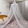 Romantic black mosquito net Mosquito net in summer Encrypted folding mosquito net Universal type suspended ceiling Home and Outd - Image 2