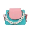 Summer Color Contrast 2023 New Fashion Network Red and Fashionable One Shoulder Trend Crossbody Bag Chain Small Square Bag - Image 6