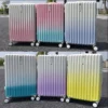 Net red gradient luggage female high appearance horizontal pull bar suitcase Male large capacity student password travel suitcas - Image 4