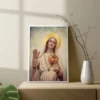 Vintage Virgin Mary Wall Art Posters Prints Canvas Painting Catholic Religion Christ Wall Art Picture for Living Room Home Decor - Image 2