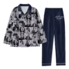 Sleepwear Set Shirts&Trousers Matching-Set Tayloring Swifted Seriors Pijama-Set Home-Wear Christmas Lounge Pajamas - Image 4