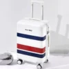 Color striped luggage female luggage Male password zipper boarding box Internet celebrity suitcase - Image 3