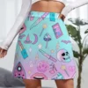 Girly Pastel Witch Goth Pattern Mini Skirt Summer skirt girls skirt womens skirts dress - Image 2