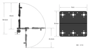 360 Degrees 6 DOF Robot Metal Alloy Mechanical Arm Claw Kit MG996R for Arduino Robotics Kit Educational Ps2 Programmable Toys - Image 4