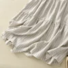 Cotton and linen striped sleeveless dresses female summer new Korean version of the retro literary temperament loose dresses - Image 4