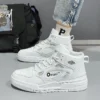 Brand Mens Casual Sneakers New High Top Casual Shoes for Women Designer Men Vulcanized Shoes 2024 Autumn Leather Sneakers Tennis - Image 5