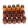 10Pcs 1/2/3/5ml Mini Essential Oil Bottle Sample Jar Orifice Brown Reducer&Cap Refillable Bottles Glass Vials Cosmetic Container - Image 2