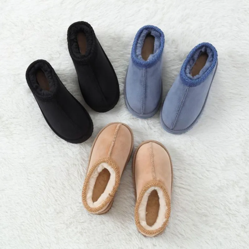 kids shoes boys girls velour fleece winter low-back slippers children toddler teen kids fashion velvet home slipper