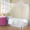 1pcs Moustiquaire Canopy White Four Corner Post Student Canopy Bed Mosquito Net Netting Queen King Twin Size Mosquito Tent - Image 2