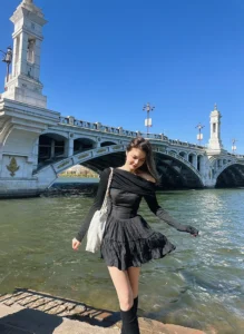 Tingfly Women Sexy Slash Neck Casual Chic Mini Short Dress Lady Summer Fashion Solid Black Color Y2K Dress for Skinny Lady Gir - Image 3