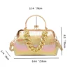 2024 New Designer Small Stone Pattern Crossbody Bag Women Handbag Evening Clutch Bag Luxury Pu Leather Lady Chain Shoulder Bags - Image 6