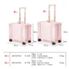 18 inch travel suitcase women's small light carry-on luggage bag 16 inch fashion suitcase men's trolley case special air box - Image 3