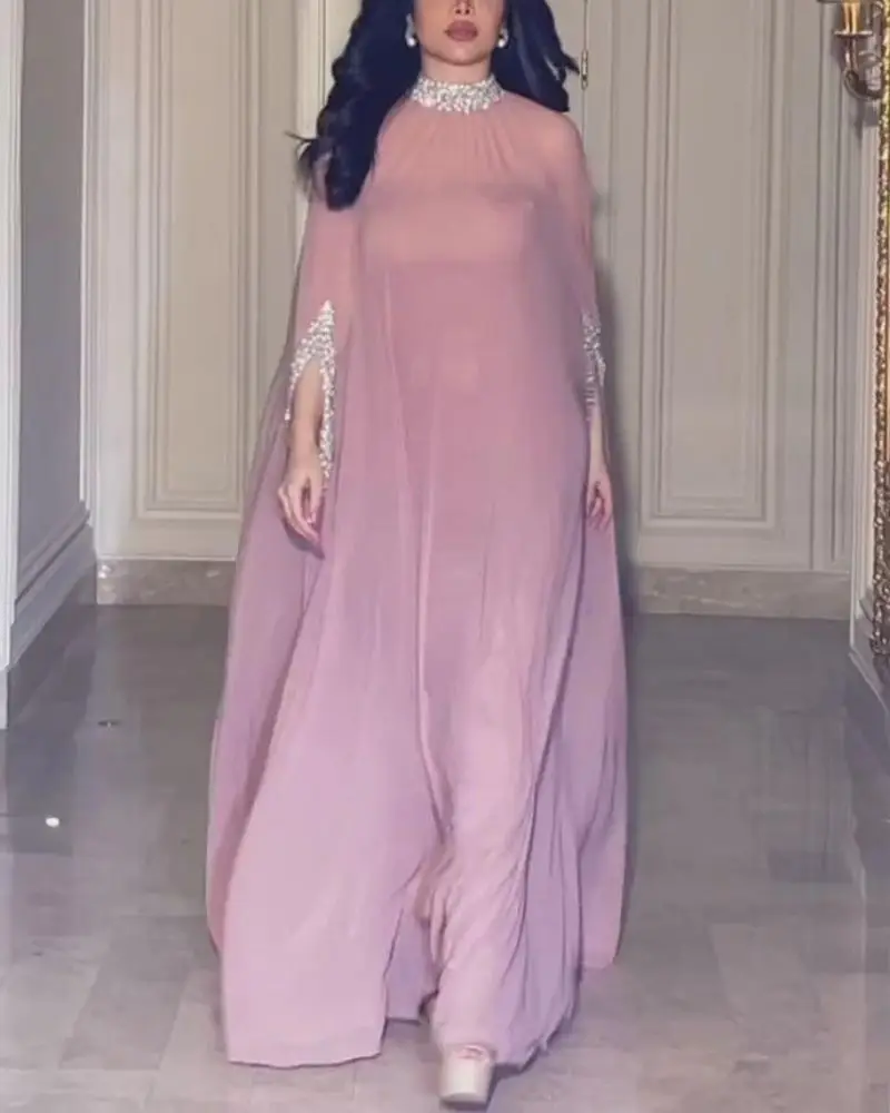 Sequin Party Long Dress Women Night Dresses Pink High Waist Dance Wedding Prom Bridesmaid Maxi Y2k Dresses Summer Vestidos