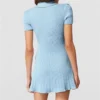 Elegant dresses for women 2024Summer New Sequin Knitted Mini Dress korean fashion short sleeved dress Elastic slim Short dresses - Image 4