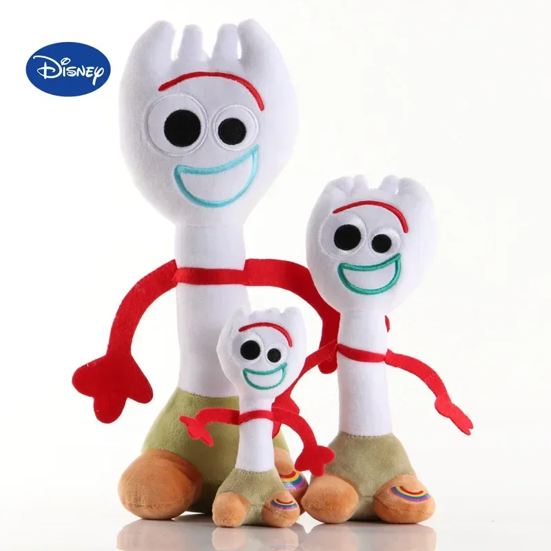 Disney Toy Story 4 Forky Plush Doll Cartoon Woody Forky Plush Toys Kawaii Anime Stuffed Doll Keychain Birthday Gift For Boys