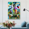 Graffiti Art Tupac Shakur 2PAC Biggie Canvas Painting Rapper Star Hip Hop Art Canvas Posters and Prints Wall Art Pictures Home - Image 3