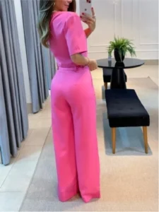 2023 Summer 2 Piece Sets Women Casual Crop Top T Shirt Outfit Long Pant Sets Tracksuit Two Piece Set Korean Fashion Clothing - Image 5