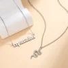 Taylor the Swift Snake Necklace Stainless Steel "Reputation" Music Album Double Pendant Chokers the Eras Tour Jewelry Gifts - Image 6