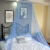 Romantic black mosquito net Mosquito net in summer Encrypted folding mosquito net Universal type suspended ceiling Home and Outd - Image 3