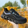 Rotated Button Safety Shoes Men New Design Steel Toe light weight Sport Working sneaker - Image 3