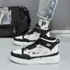 Brand Mens Casual Sneakers New High Top Casual Shoes for Women Designer Men Vulcanized Shoes 2024 Autumn Leather Sneakers Tennis - Image 2
