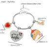 Taylor the Swift Charm Bracelet Zircon Heart TS Lover Music Album Pendants Dangle Bangle Jewelry Gifts for Women Gilrs Fans - Image 2