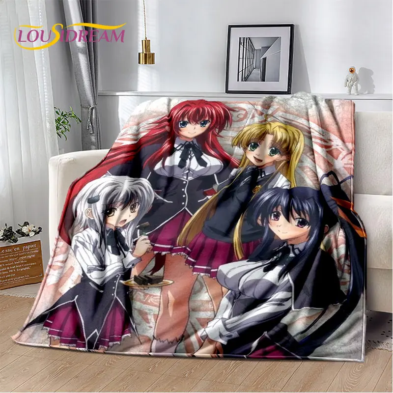 Anime High School D×D Sexy Soft Plush Blanket,Flannel Blanket Throw Blanket for Living Room Bedroom Bed Sofa Picnic Cover Kids