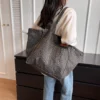 Leopard Casual Totes For Women Large Capacity Fashion Shoulder Bags Soft Cloth Big Leisure Or Travel Bags Korea Lazy breeze Bags - Image 6