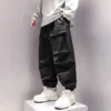 Korean Cargo Pants Men Japanese Streetwear Oversize Sweatpants Harajuku Casual Joggers Kpop Trendy Trousers Hip Hop - Image 2