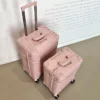 Vintage pink luggage 20 "boarding advanced 28" large capacity trolley box cardan wheel woman suitcase - Image 3