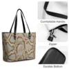 Luxury Serpentine Print Handbags Fashion Elegant G-Guccis PU Leather Shoulder Bag Ladies Custom Tote Bag Ziplock Shopper Bags - Image 3