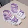 2024 Kuromi Sandal Girls Sanrio Kawaii Anime My Melody Shoes Girly Heart Summer Cute Cartoon Babys Slipper Korean Tide Kid Gift - Image 6