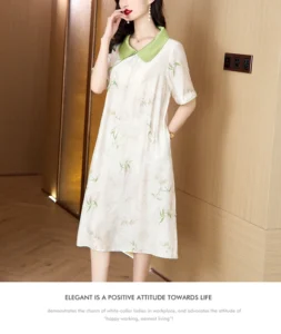 2024 Summer White Silk Satin Patchwork Batwing Sleeve Luxury Long Dress for Women Korean Vintage Elegant Loose Party Vestidos - Image 6