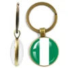 Greece,Jordan,Italy,Nigeria,Germany,Iran,Czech Republic,Coate d'Ivoire,Lithuania Double-Sided Keychain Nation Flag Key Ring Gift - Image 5