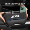 Car Seat Organizer Crevice Storage Box Suede Leather Car Accessories for Suzuki SX4 - Image 2