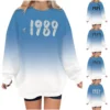 Unisex Taylor 1989 Printed Sweatshirt Women's Fall Winter Streetwear Sweatshirt Midnight Album Swift Round Neck Long Sleeve Tops - Image 2