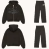 Broken Planet Hip Hop Cartoon Puff Print Y2K Suit Mens Hoodie Sweatpants Two Piece Set Streetwear Sweatshirt Pants Sportswear - Image 5