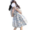 Japan Kawaii Jk Chic Dress Summer New Cute Elegent Party Dress Female Y2k Vest Girly Harajuku Mini Vestidos Sweet Dress Clothes - Image 5