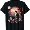 Kawaii Cat Anime Japanese Retro Men Women Kids Funny Cat T-Shirt Graphic T Shirts Y2k Top Shirts for Women Camisetas