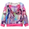 Star Taylor Swift 2024 Kids Clothes The Eras Tour Girls Hoodie Rainbow Hoodies Tops Casual Girl Outerwear Children Sweatshirt - Image 3