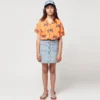 2024 Spring Summer Girls Dress Kids Printed Long Skirt Cute Casual Skirt Girls Solid Color T-shirt with Short Skirt - Image 6