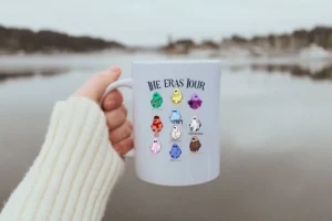 Swift Eras Tour 2023 coffee Mug Taylor tour cute little ghost album mug For fans who love Taylor's music Taylor Fun Coffee Mug - Image 2